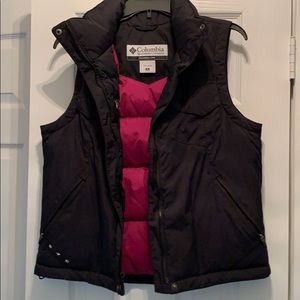 Black Columbia vest size M